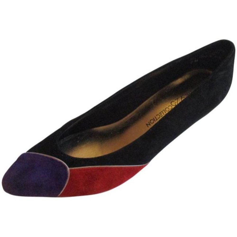 *925 Collection Black Purple Red Gold Color Block